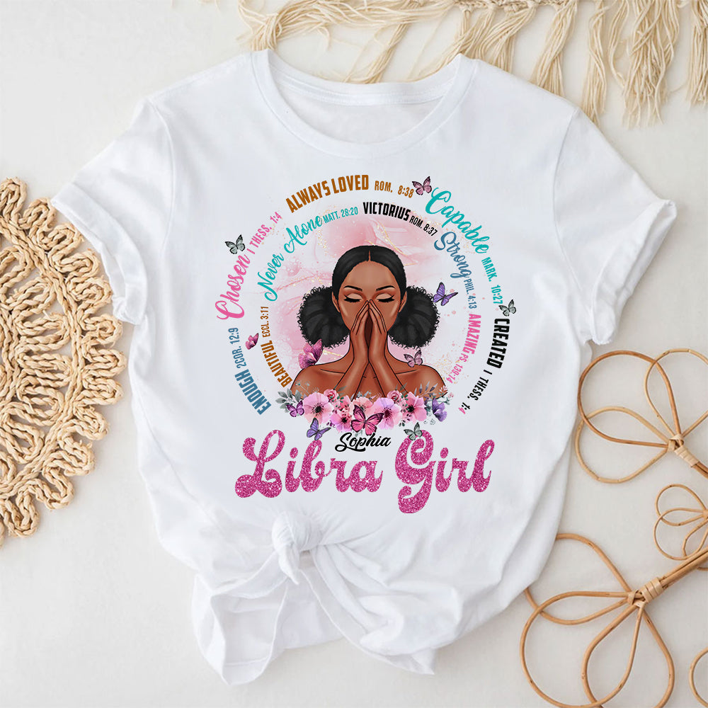 Custom Birthday Shirt, Libra Zodiac t shirt, Libra Birthday shirt, Libra t shirts for ladies, Libra Queen Birthday shirt-YPT-ALK