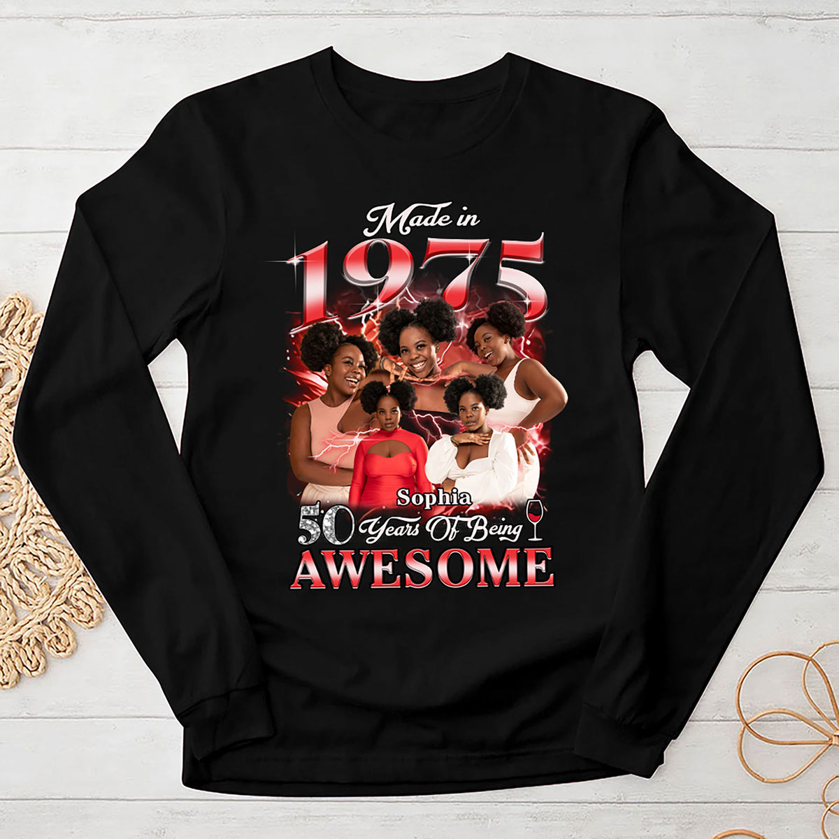 50th Birthday Shirts, Custom Birthday Shirts, Turning 50 Shirt, Gifts For Women Turning 50, 50th Birthday Shirts For Her-YPT-HMT