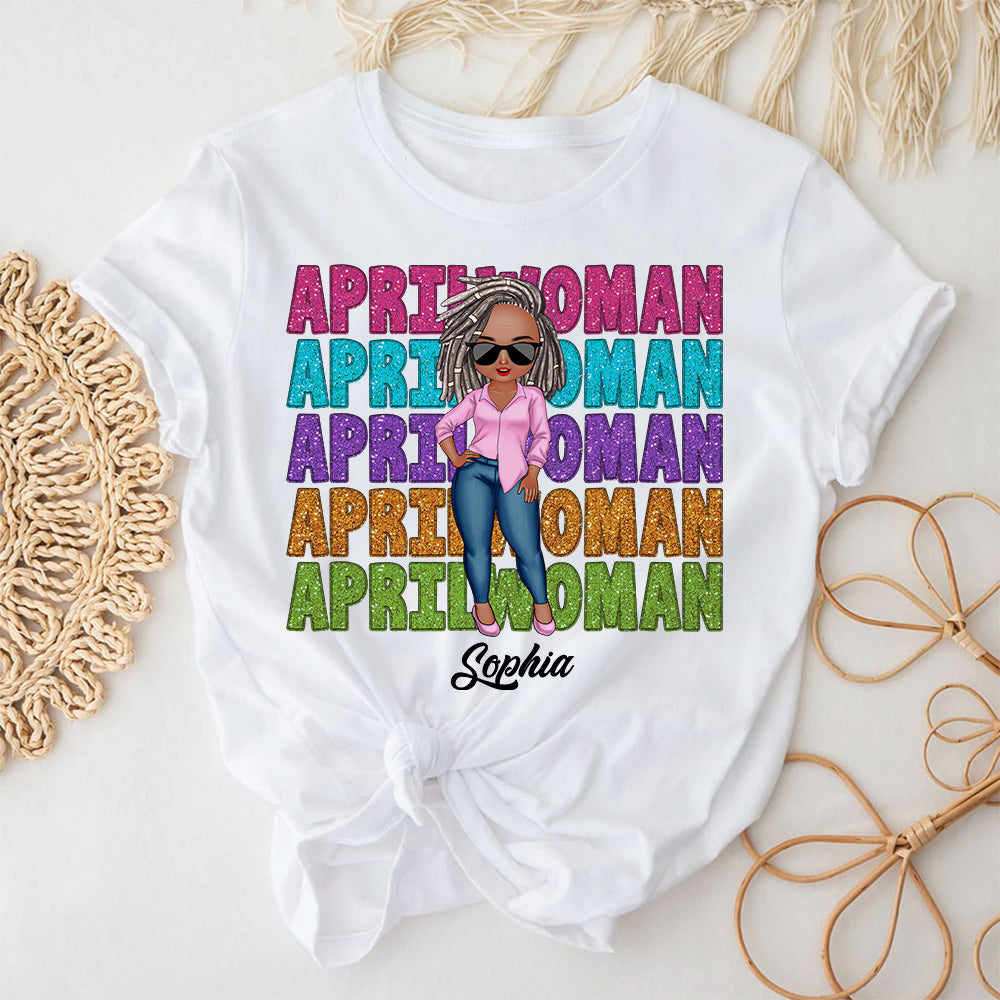 April Birthday Shirts, Custom Birthday Shirts, Gifts For April Women-HCT
