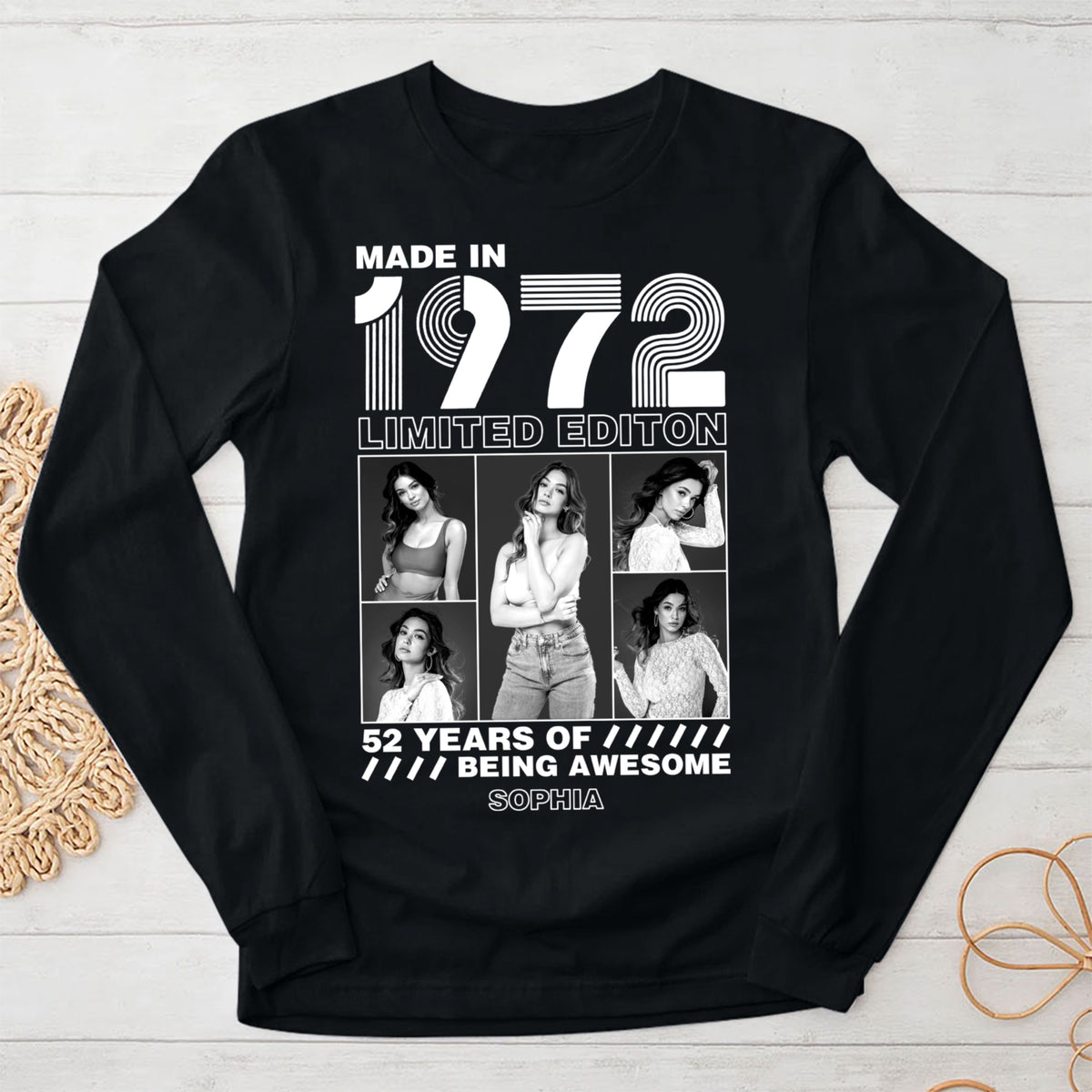 52nd Birthday Shirts, Custom Birthday Shirts, Turning 52 Shirt, Gifts For Women Turning 52, 52 And Fabulous Shirt -YPT-TLT