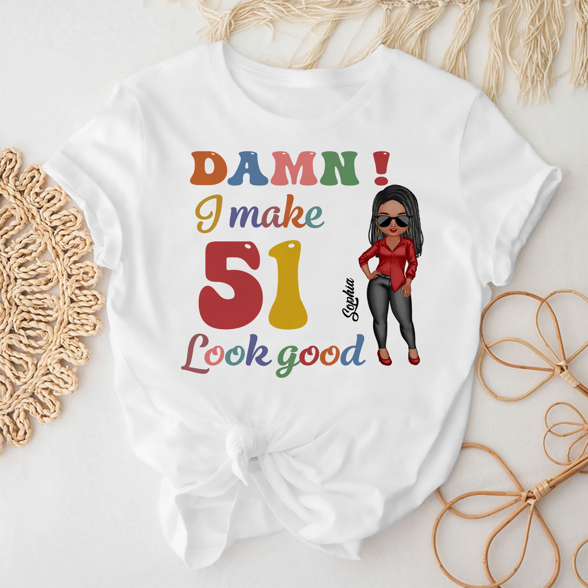 51st Birthday Shirts, Custom Birthday Shirts, Turning 51 Shirt, Gifts For Women Turning 51, 51 And Fabulous Shirt, 1973 Shirt - ALK