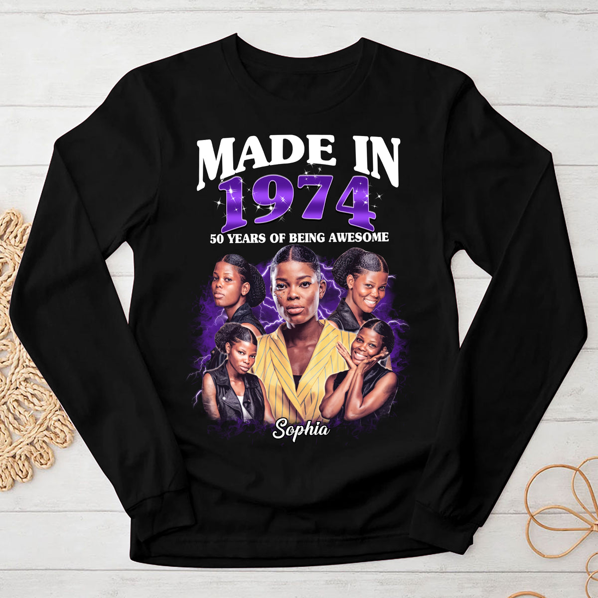 Chapter 50, Fabulous Since 1974 50th Birthday Unique T Shirt For Woman, Her Gifts For 50 Years Old , Turning 50 Birthday Cotton Shirt - HMT