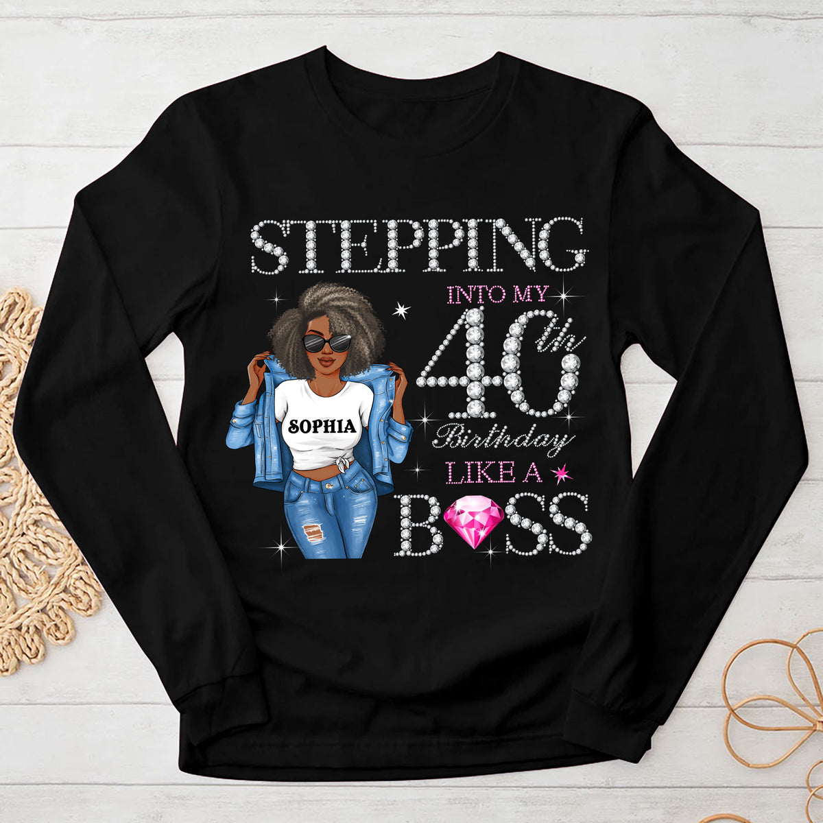 40th Birthday Shirts, Custom Birthday Shirts, Turning 40 Shirt, Gifts For Women Turning 40, 40th Birthday Shirts For Her-YPT-HMT
