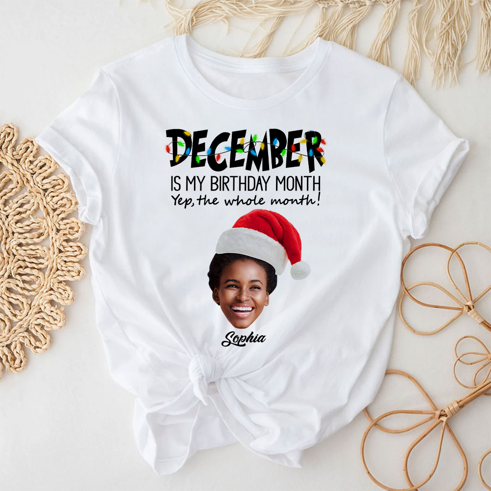 December Birthday Shirt, Custom Birthday Shirt, Queen Was Born In December Birthday Shirts For Woman
