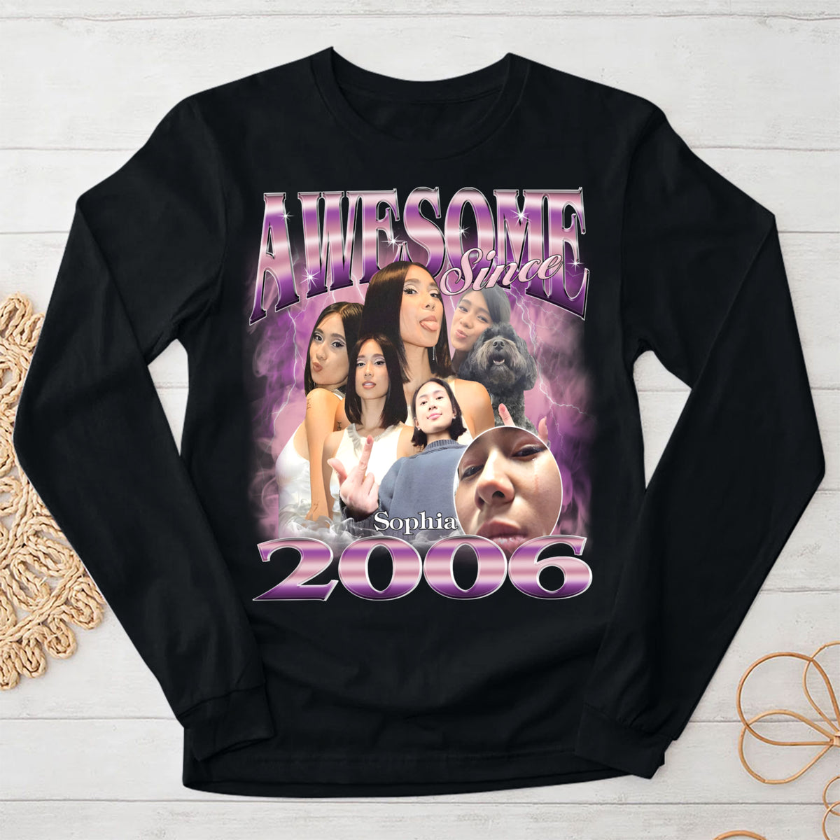 18th Birthday Shirts For Her, Personalised 18th Birthday Gifts, 2006 T Shirt, 18 And Fabulous Shirt, 18th Birthday Shirt Ideas, Gift Ideas 18th Birthday Woman-YPT-TLT