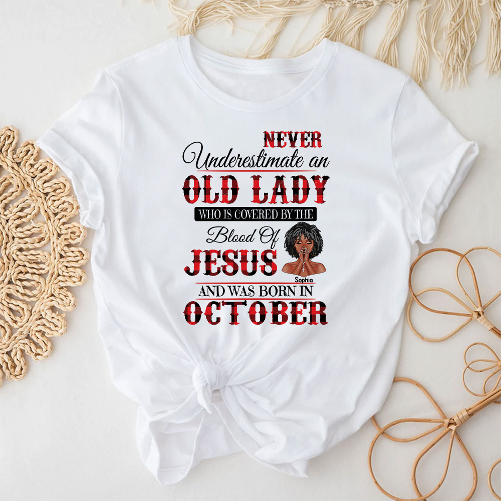 October Birthday Shirt, Custom Birthday Shirt, Queens Are Born In October Birthday Shirts For Woman