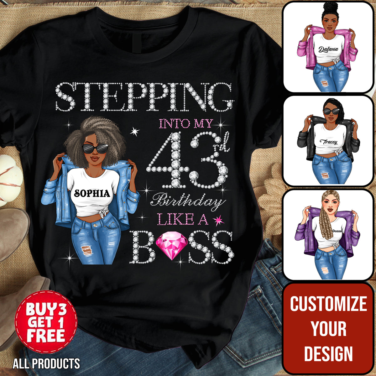 Chapter 43, Fabulous Since 1982 43rd Birthday Unique T Shirt For Woman, Custom Birthday Shirt, Her Gifts For 43 Years Old , Turning 43 Birthday Cotton Shirt-YPT-HMT