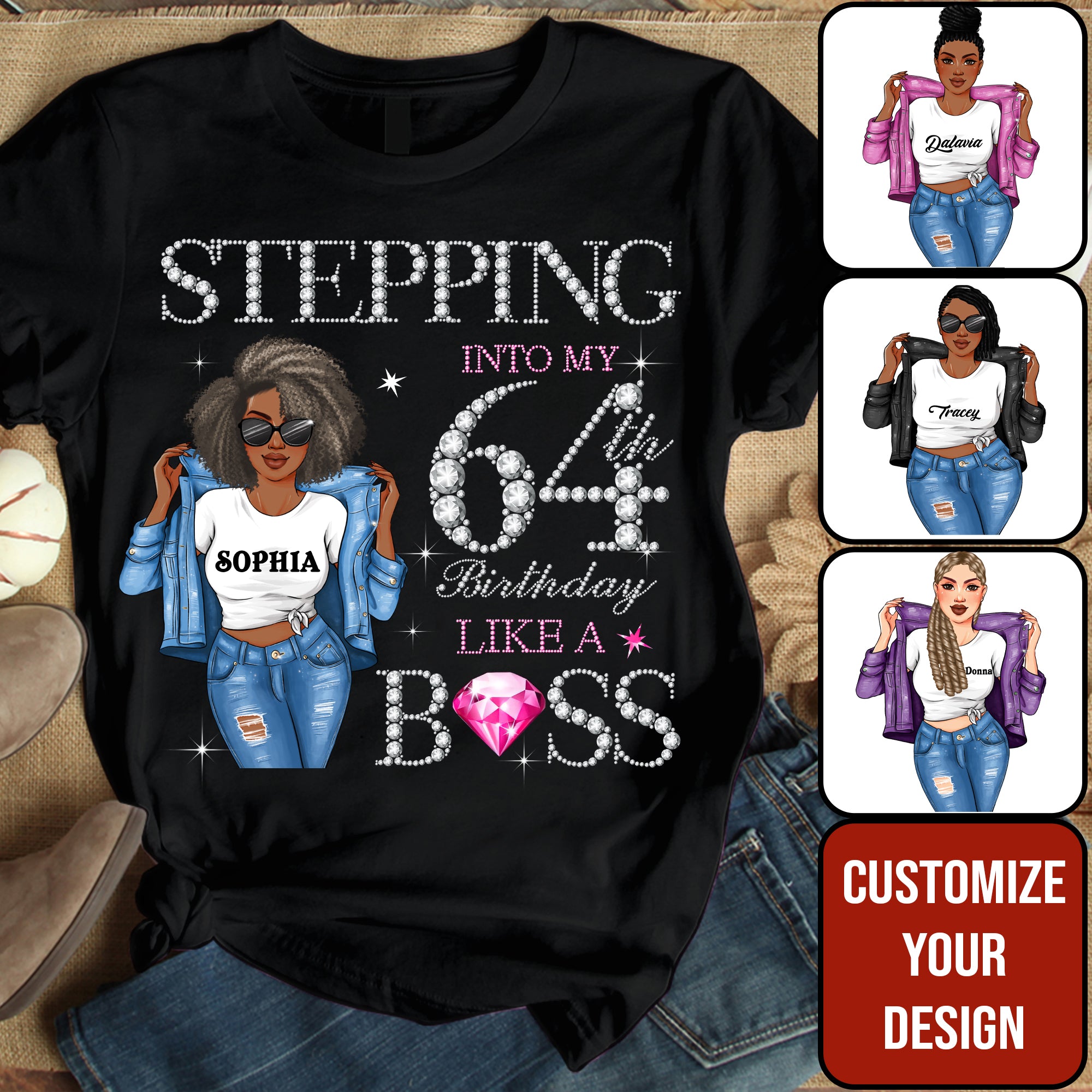 64th Birthday Shirts, Custom Birthday Shirts, Turning 64 Shirt For Women, Turning 64 And Fabulous Shirt, 1960 Shirt, Best Gifts For Women Turning 64-YPT-HMT