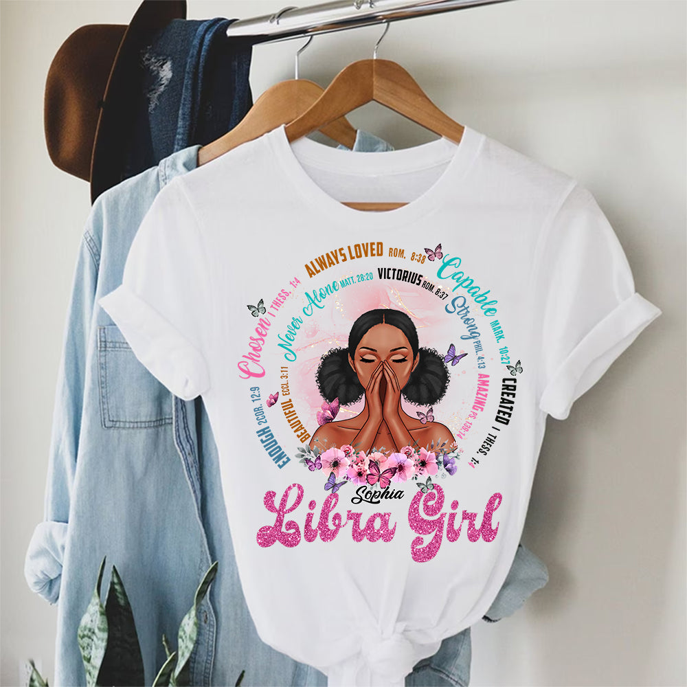 Custom Birthday Shirt, Libra Zodiac t shirt, Libra Birthday shirt, Libra t shirts for ladies, Libra Queen Birthday shirt-YPT-ALK