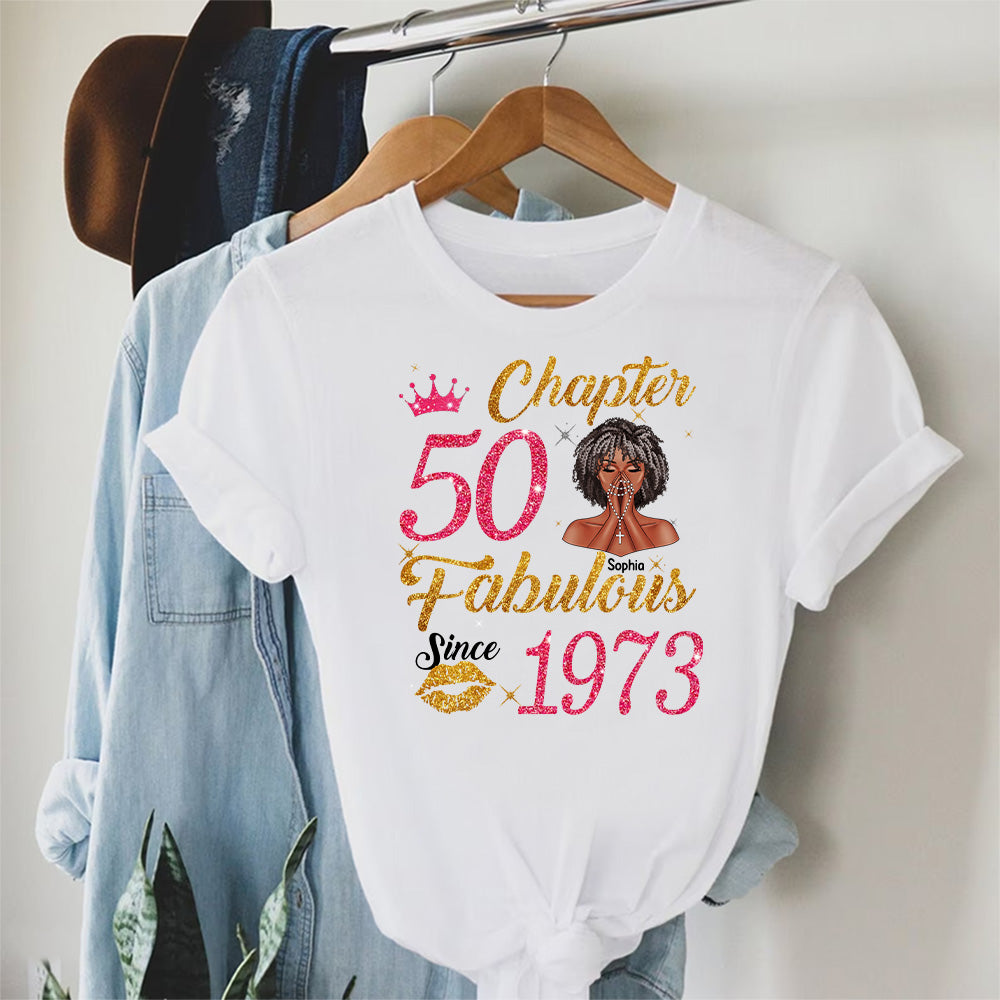 50th Birthday Shirts, Custom Birthday Shirts, Turning 50 Shirt, Gifts For Women Turning 50, 50 And Fabulous Shirt, 50th Birthday Shirts For Her