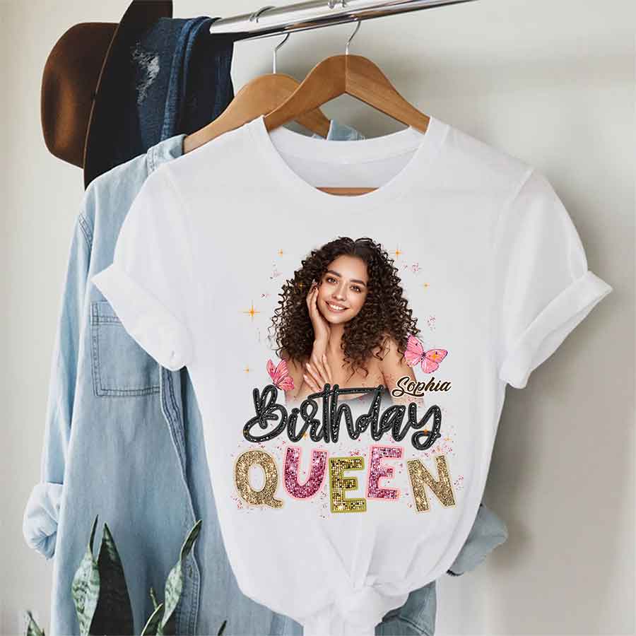 Birthday Shirts, Custom Birthday Shirts, Birthday Shirts For Black Women, Its My Birthday Shirt, Birthday Queen Shirt-YPT-HCT