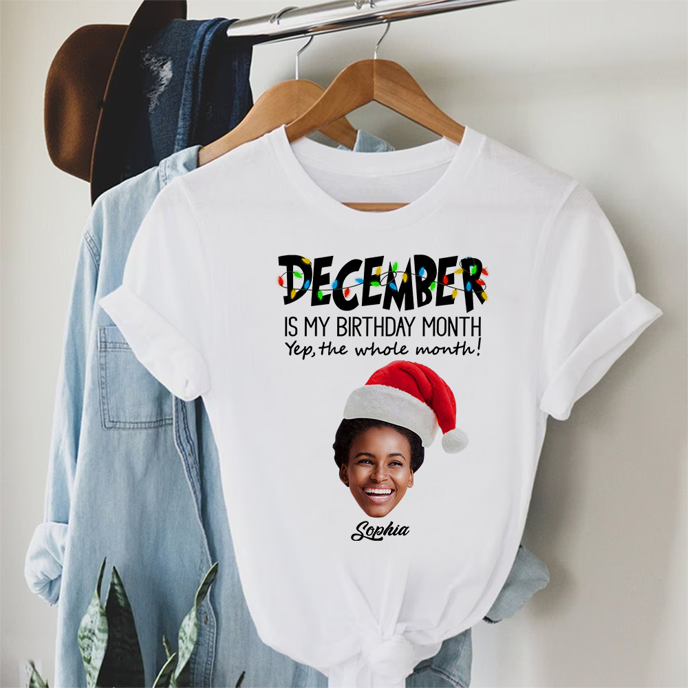 December Birthday Shirt, Custom Birthday Shirt, Queen Was Born In December Birthday Shirts For Woman
