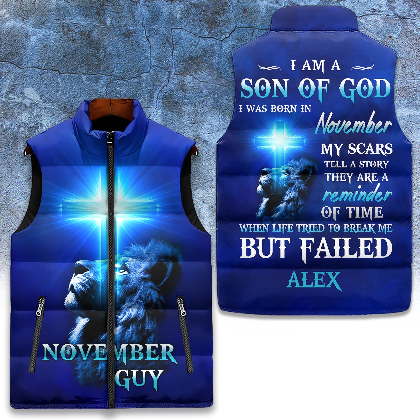 Personalized November Birthday Month, Gift Ideas For November Birthday for Son of God