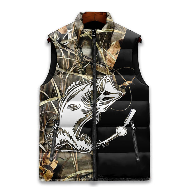 Puffer Vest - Personalized Gift Ideas For Fishing Lovers - Gerbera Story