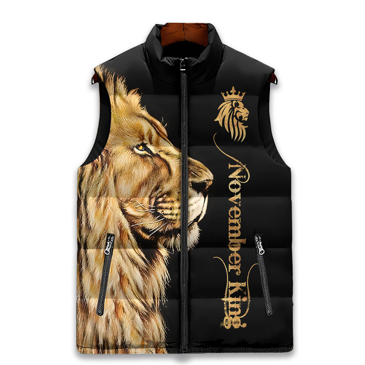 Puffer Vest - Personalized November Birthday Month, Gift Ideas For November Birthday for Kings