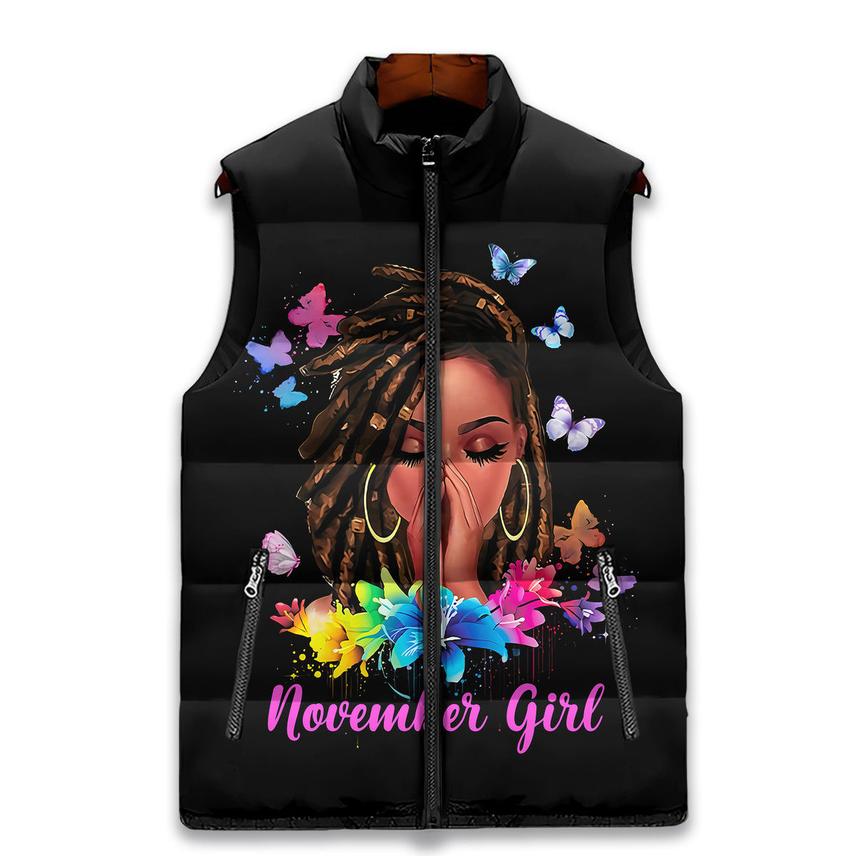 Puffer Vest - Personalized November Birthday Month, Gift Ideas For November Birthday For Girls