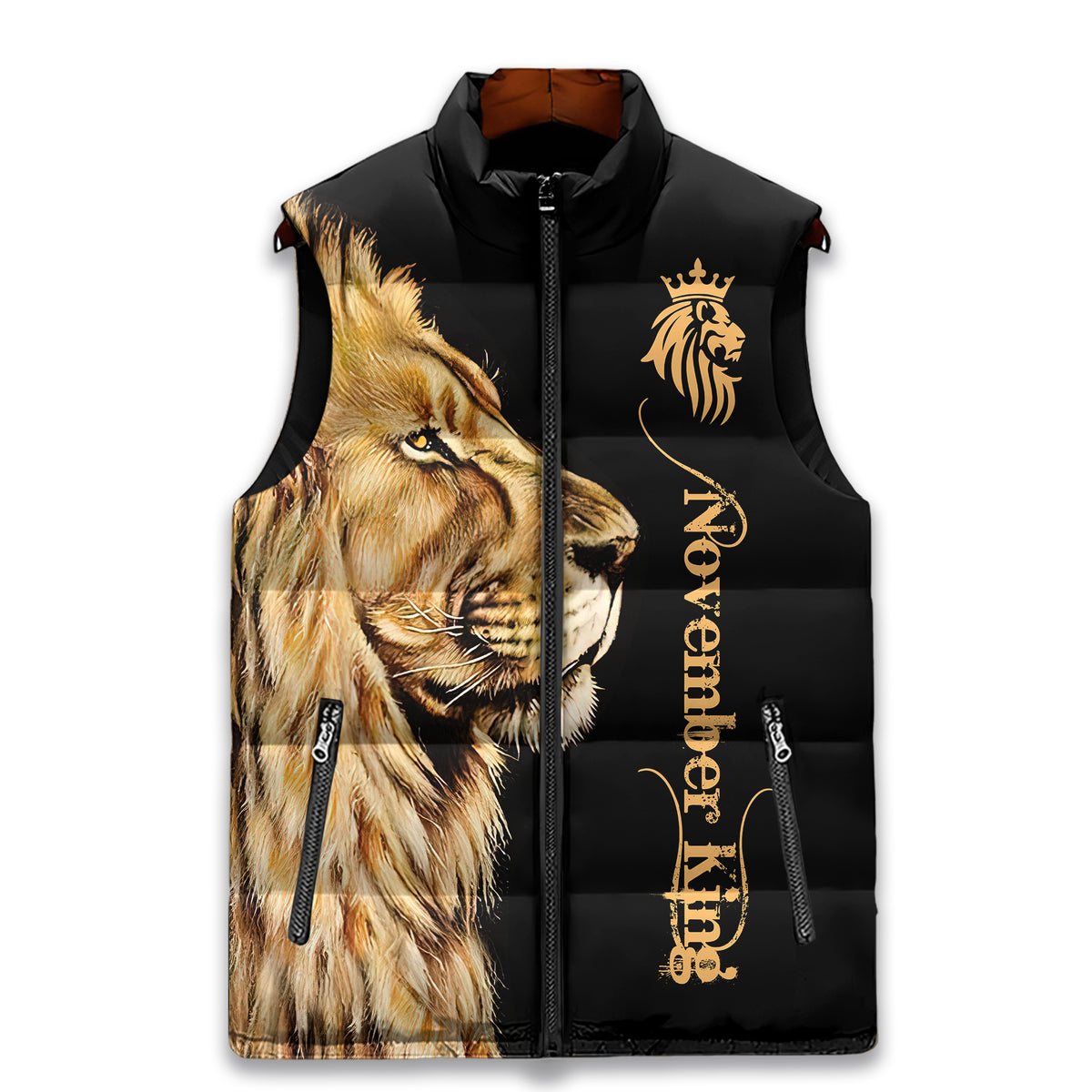 Puffer Vest - Personalized November Birthday Month, Gift Ideas For November Birthday For Kings