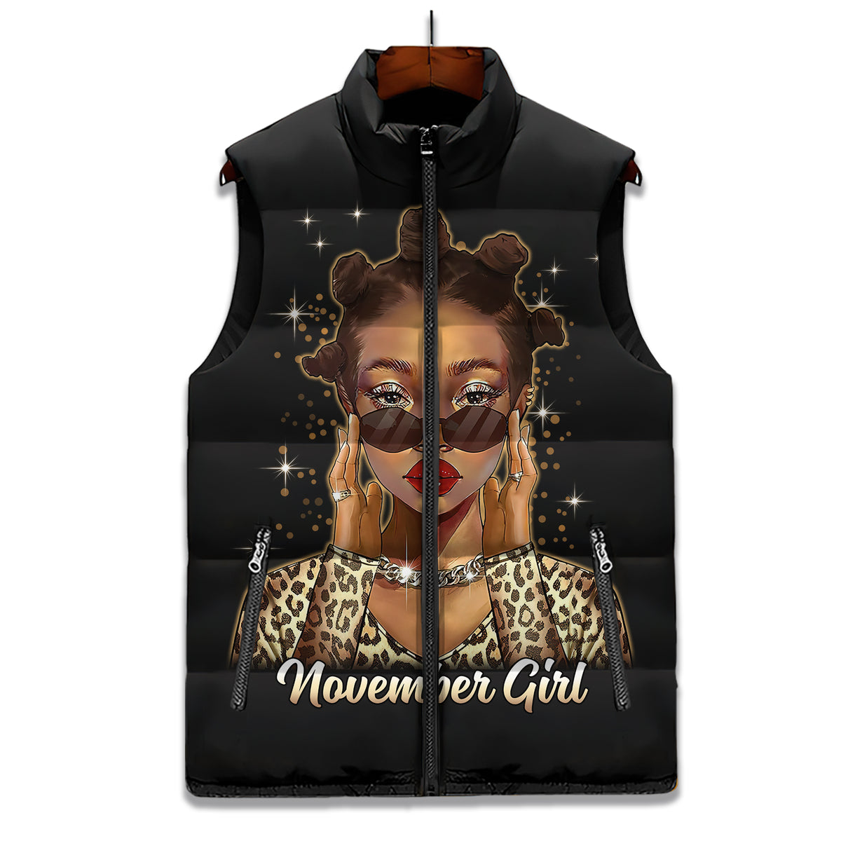 Puffer Vest - Personalized November Birthday Month, Gift Ideas For November Birthday For Girls