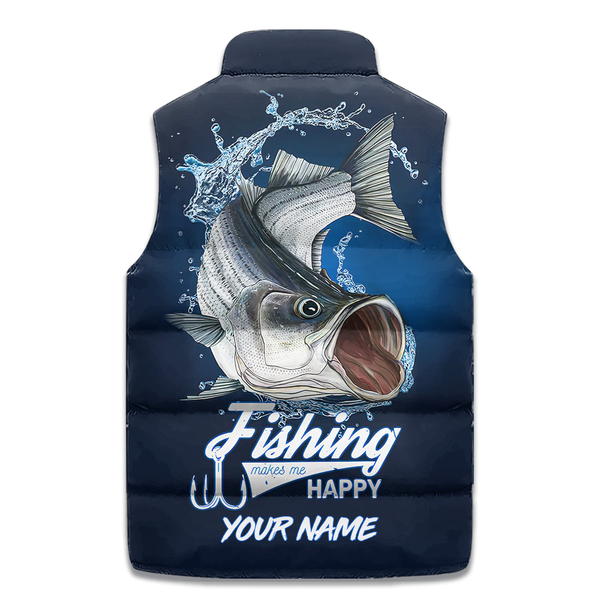 Puffer Vest - Personalized Gift Ideas For Fishing Lovers