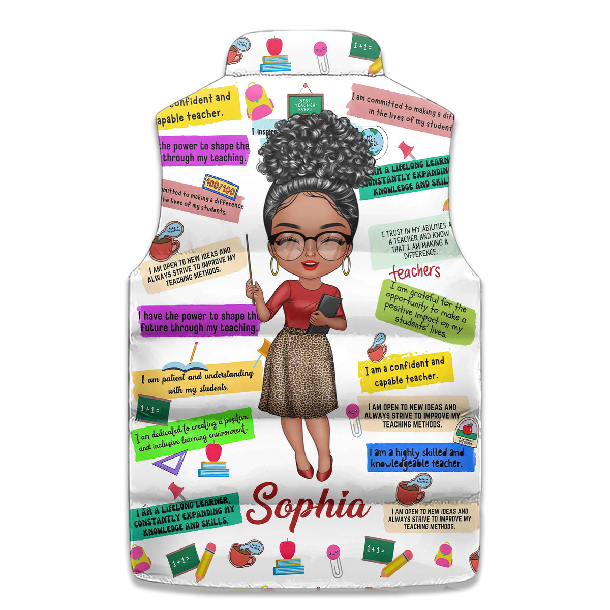 Puffer Vest -Personalized Gift Ideas For Teacher