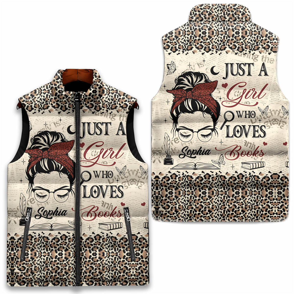 Puffer Vest - Personalized Gift Ideas For Book Lovers