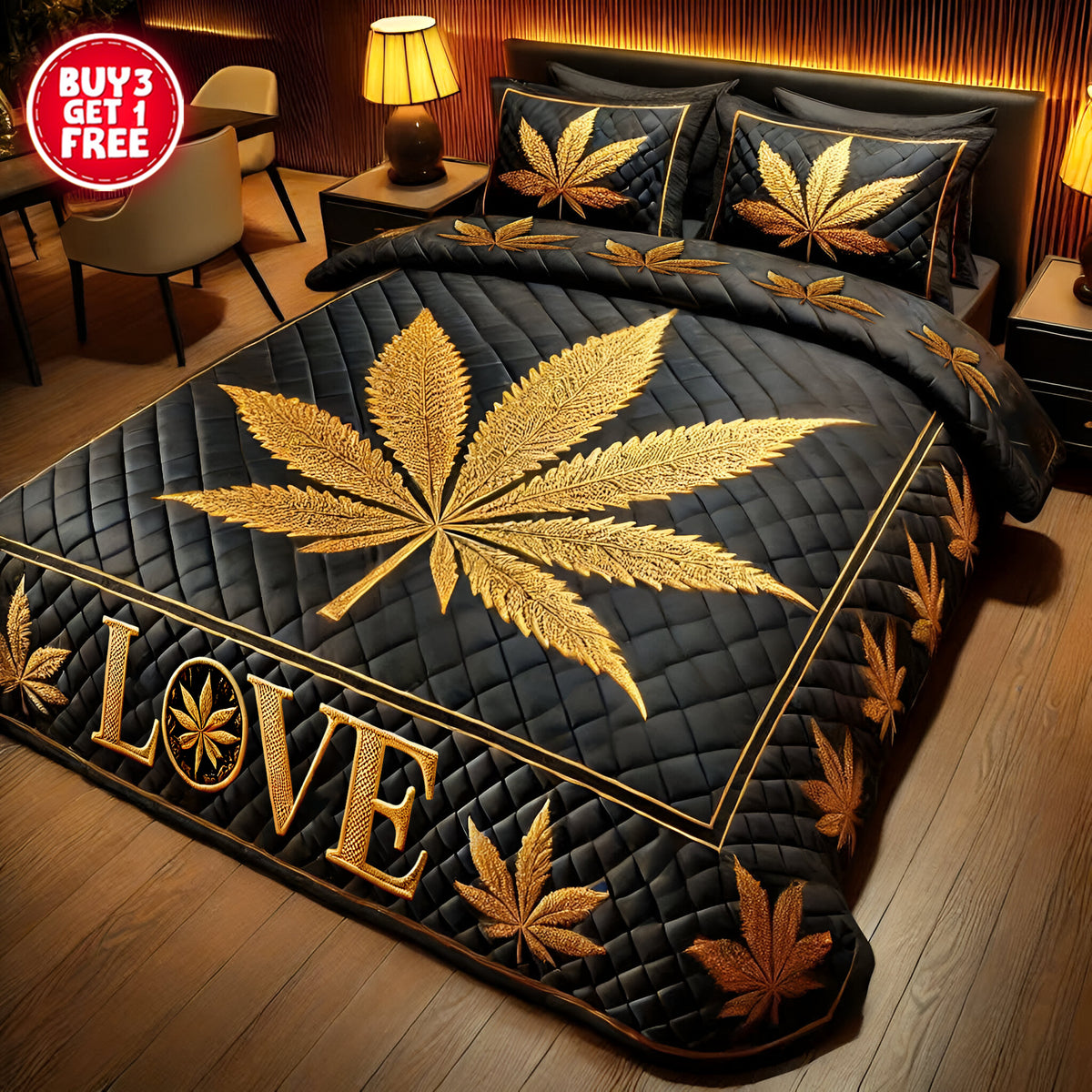 Premium 3-Piece Bedding Set YenPT TLT 63254