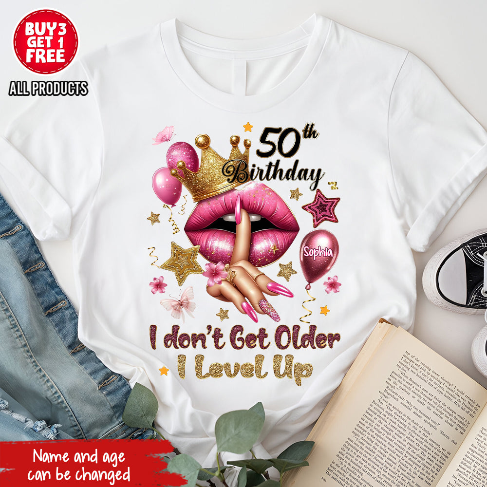 50th Birthday Shirts, Custom Birthday Shirts, Turning 50 Shirt, Gifts For Women Turning 50, 50 And Fabulous Shirt, 50th Birthday Shirts For Her - YPT-ALK