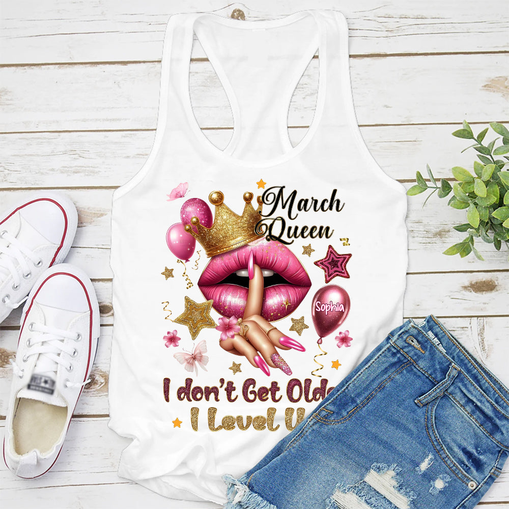 March Birthday Shirt, Custom Birthday Shirt, Queens Born In March, March Birthday Gifts, March shirts for Woman-YPT-ALK