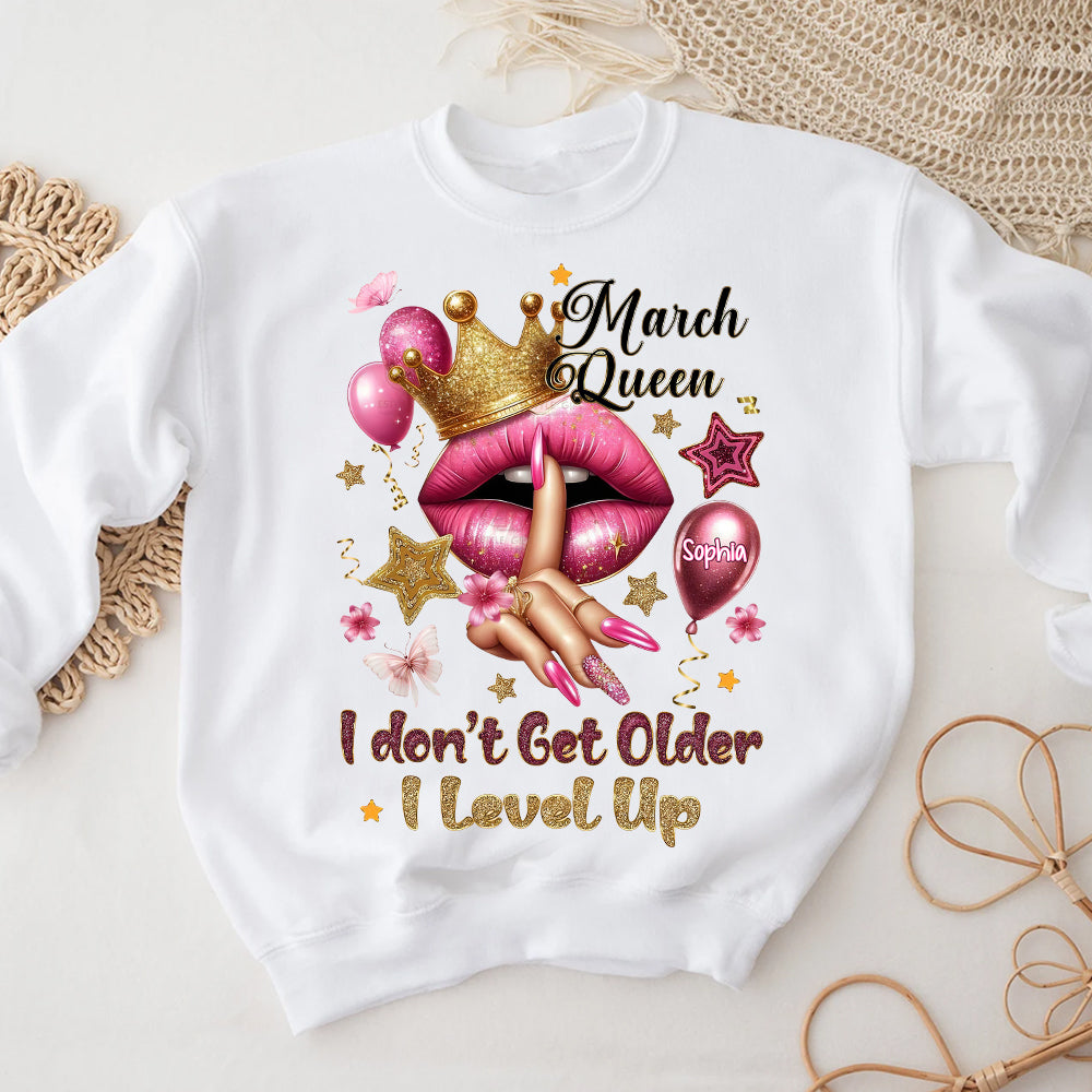 March Birthday Shirt, Custom Birthday Shirt, Queens Born In March, March Birthday Gifts, March shirts for Woman-YPT-ALK