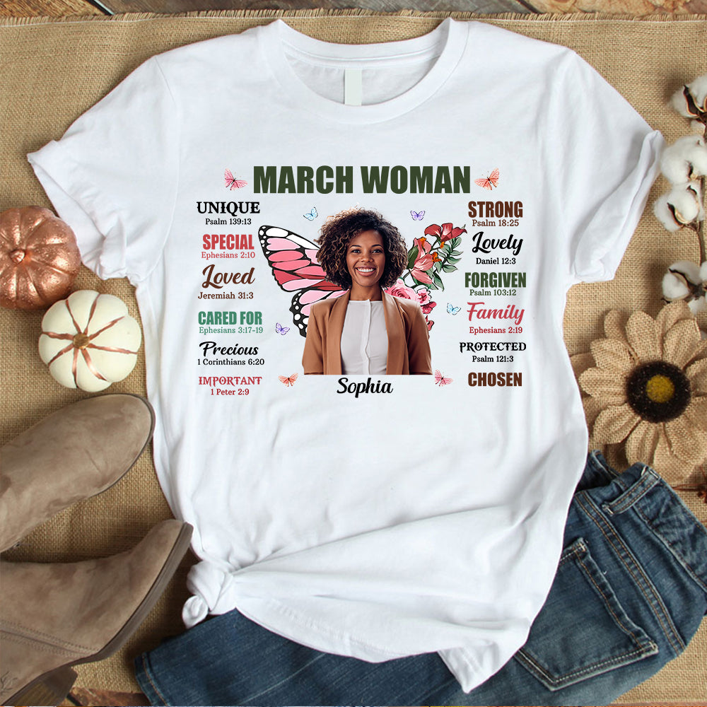 Custom Birthday Shirt, March Birthday Shirts For Woman, March Birthday Gifts