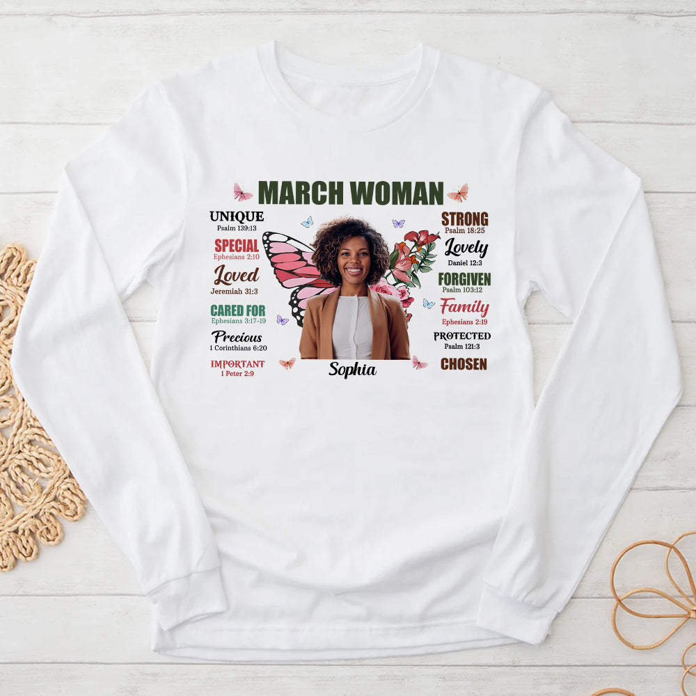 Custom Birthday Shirt, March Birthday Shirts For Woman, March Birthday Gifts