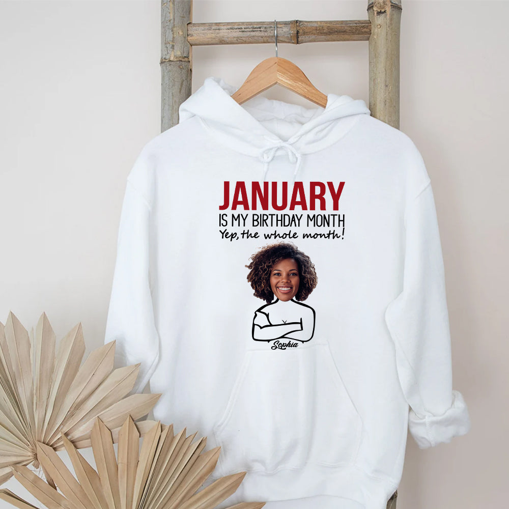 Custom January Birthday Shirt For Woman, Queens Are Born In January Gifts, January Birthday Woman Shirt, January Queen Gift