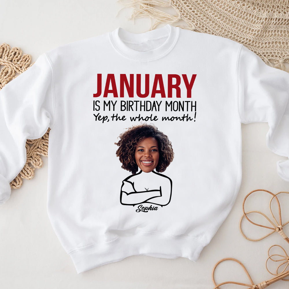 Custom January Birthday Shirt For Woman, Queens Are Born In January Gifts, January Birthday Woman Shirt, January Queen Gift