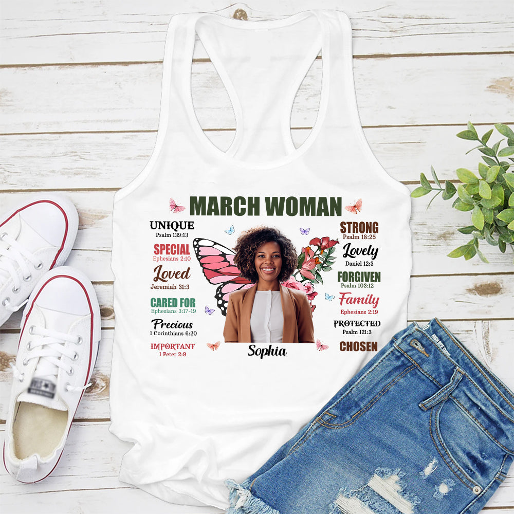 Custom Birthday Shirt, March Birthday Shirts For Woman, March Birthday Gifts