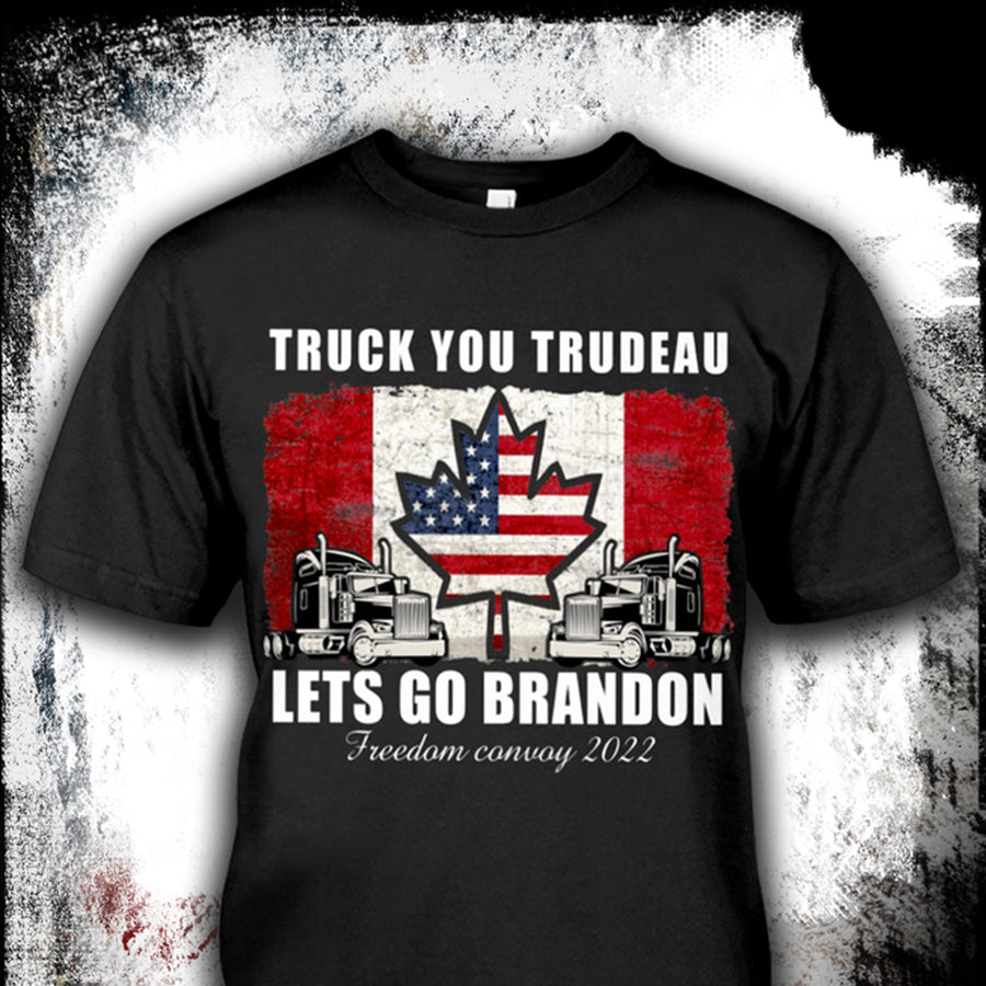 Let's Go Brandon, FreeDom Shirt, Truckers Shirt, Truck Driver Shirts, Funny Trucker Shirts, Semi Truck Shirts, Vintage Trucker Shirts, Gifts For Truck Drivers , Shirt For Men