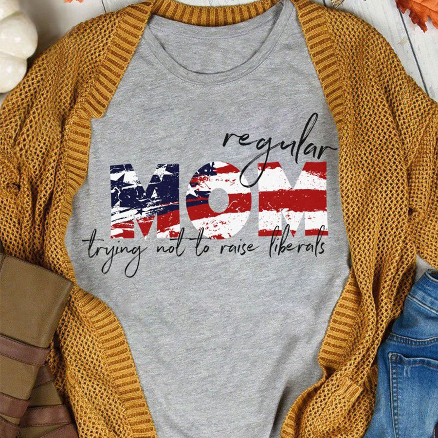 Mom Shirt, Mother's Day T Shirt, American Flag Shirt, Mom American Lover, Funny Mothers Day Shirts, Mother Day Gift