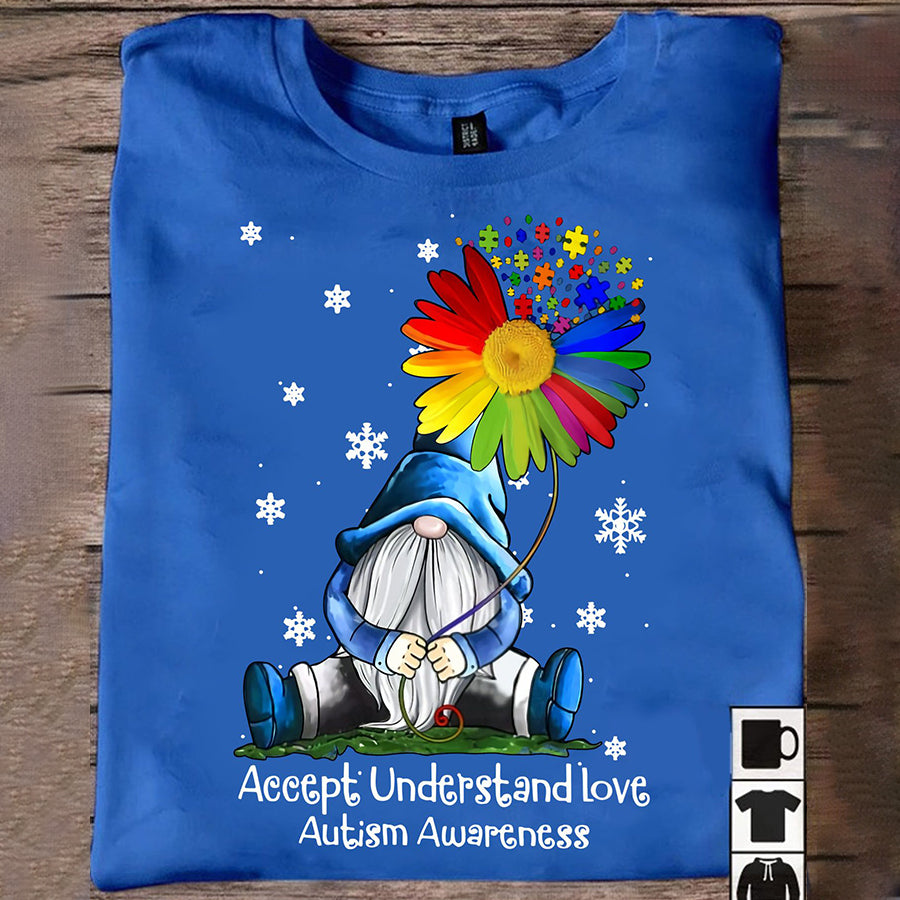 Gnome Autism awareness shirts, autism shirt, autism shirt designs, Be Kind Shirt, Gnome Lover, Unisex T Shirt