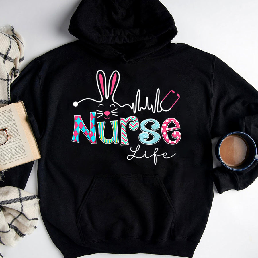 Nurse Stethoscope Rainbow Memorial Day Women's T-Shirt