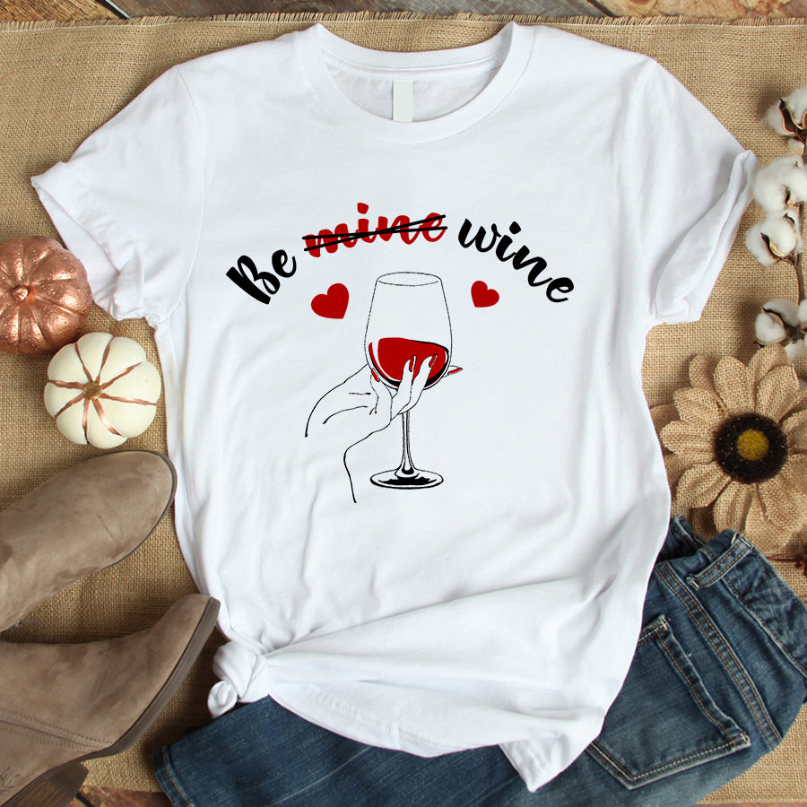 Valentine Shirts, Anti Valentines Day Shirts, Be Mine Shirt, Matching T Shirts For Couples, Funny Anti Valentines Day Shirts, Couple Shirt, Wine Lover, I Hate Valentine&#39;s Day Shirt