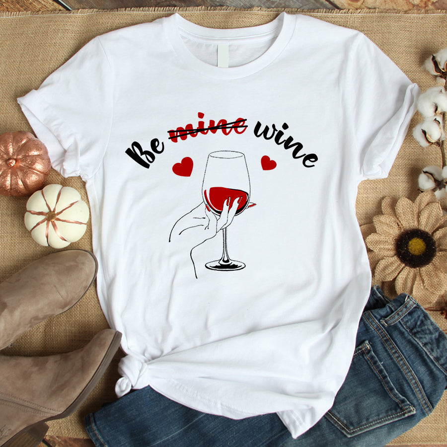 Valentine Shirts, Anti Valentines Day Shirts, Be Mine Shirt, Matching T Shirts For Couples, Funny Anti Valentines Day Shirts, Couple Shirt, Wine Lover, I Hate Valentine's Day Shirt
