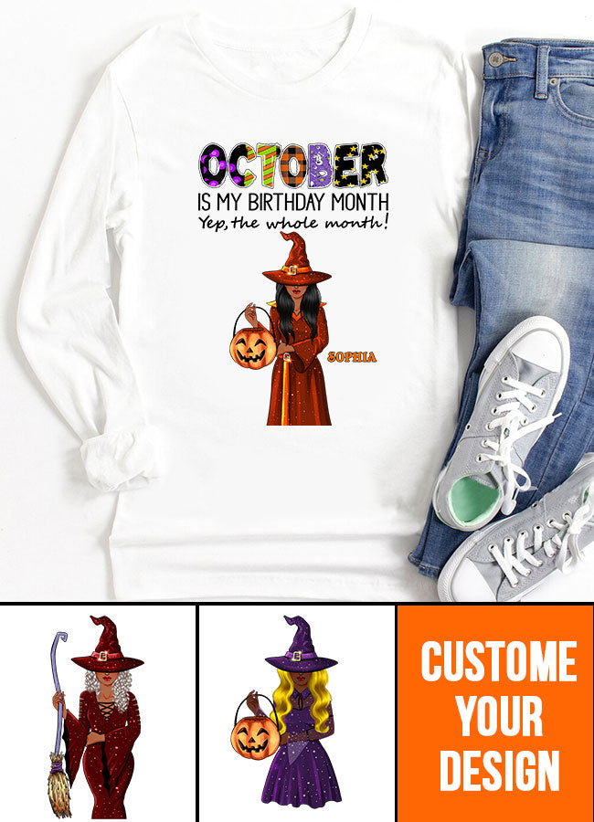 October Birthday Shirt, Custom Birthday Shirt, Queens are Born In October, October Birthday Shirts For Woman, October Birthday Gifts