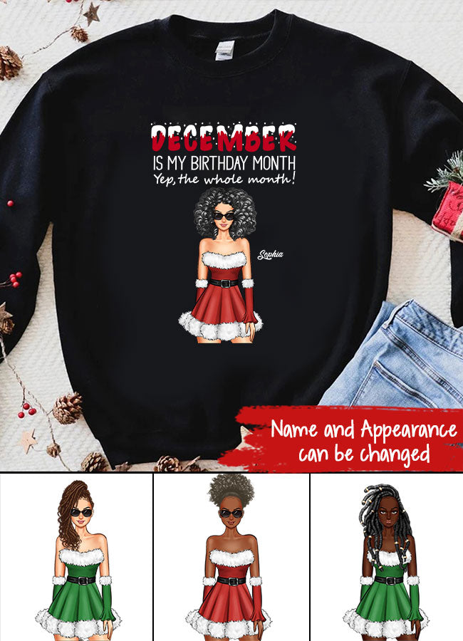 December Birthday Shirt, Custom Birthday Shirt, Queens Are Born In December, December Birthday Shirts For Woman, December Birthday Gifts