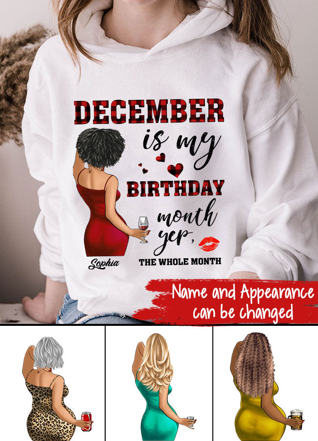 December Birthday Shirt, Custom Birthday Shirt, Queens Are Born In December, December Birthday Shirts For Woman, December Birthday Gifts