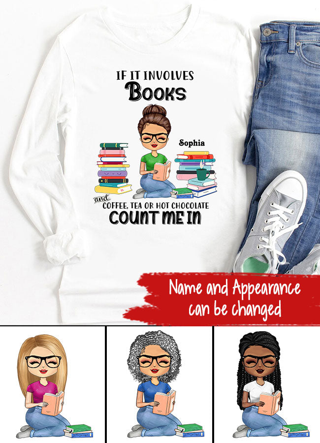 Book Shirt, Book Nerd Shirt, Black Women Bookish T Shirts, Custom T Shirt, Book Lover Shirt, Reading Gifts For Women