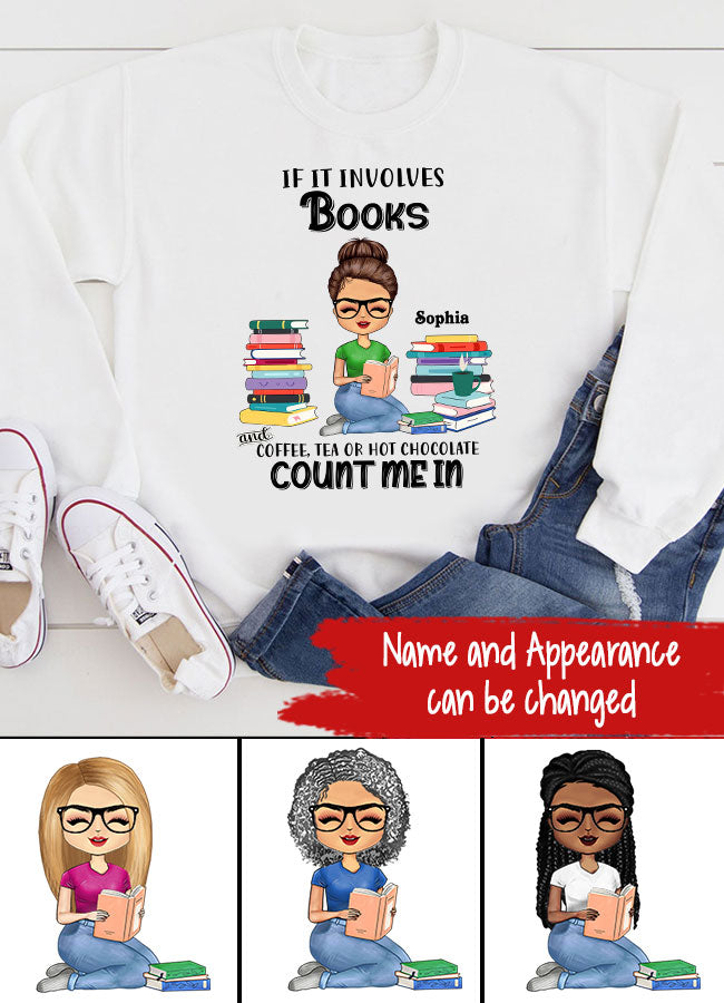 Book Shirt, Book Nerd Shirt, Black Women Bookish T Shirts, Custom T Shirt, Book Lover Shirt, Reading Gifts For Women