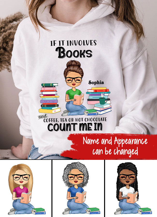 Book Shirt, Book Nerd Shirt, Black Women Bookish T Shirts, Custom T Shirt, Book Lover Shirt, Reading Gifts For Women