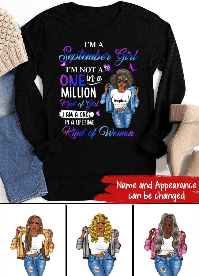 September Birthday Shirt, Custom Birthday Shirt, Queens are Born In September, September Birthday Shirts For Woman, September Birthday Gifts