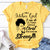 I'm October girl Christ gives me strength melanin t shirt October birthday shirts, a queen was born in October, October afro shirt T shirts for Woman
