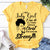 I'm July girl Christ gives me strength melanin t shirt July birthday shirts, a queen was born in July, July afro shirt T shirts for Woman