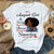 I'm August girl melanin t shirt August birthday shirts, a queen was born in August, August afro shirt T shirts for Woman